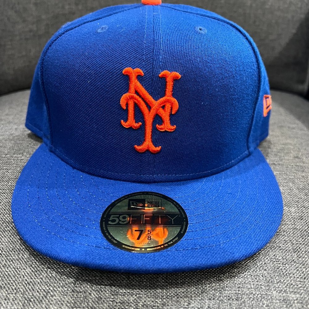 New York Mets MLB Hat - New Era Official. 7 5/8